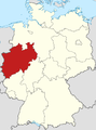 Locator map North Rhine-Westphalia in Germany.png