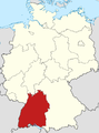 Locator map Baden-Württemberg in Germany.png