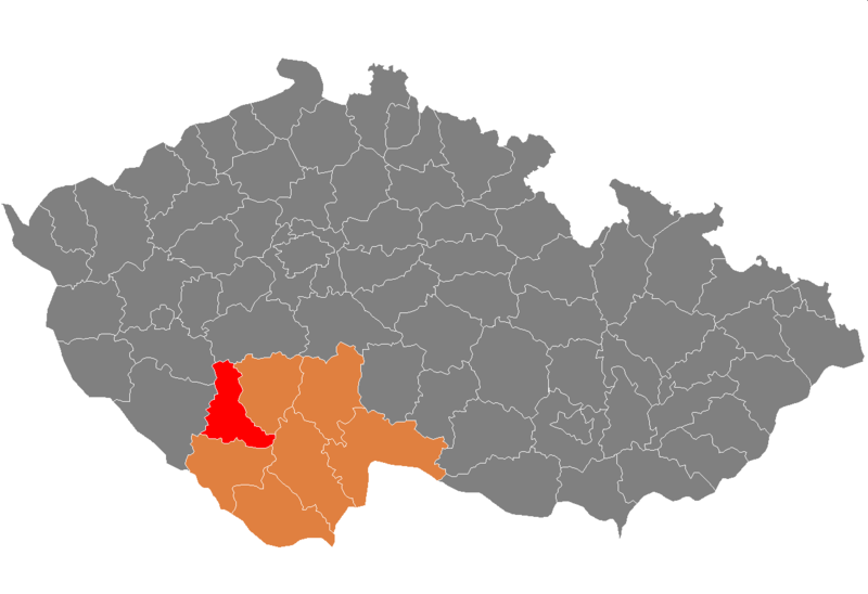 Soubor:Map CZ - district Strakonice.PNG