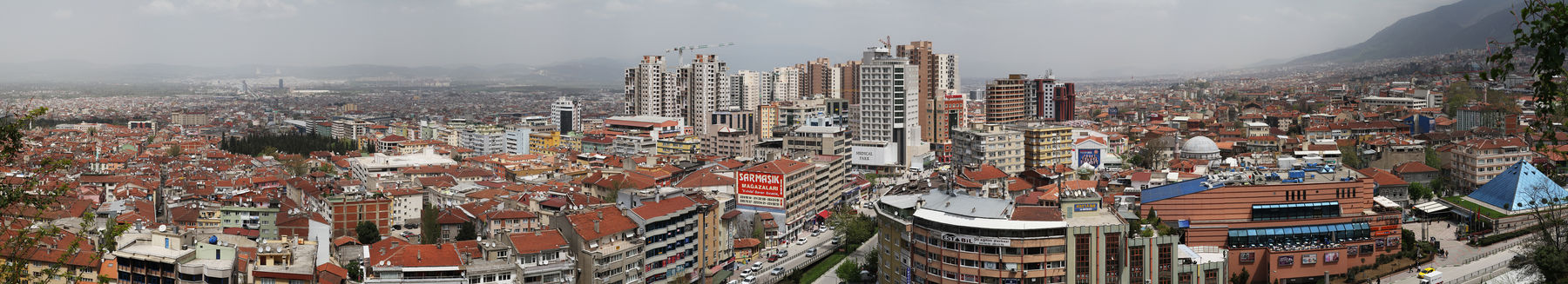 Panorama města Bursa