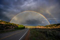 Double rainbow over the Old Las Vegas Highway near Santa Fe, New Mexico-Flickr.jpg