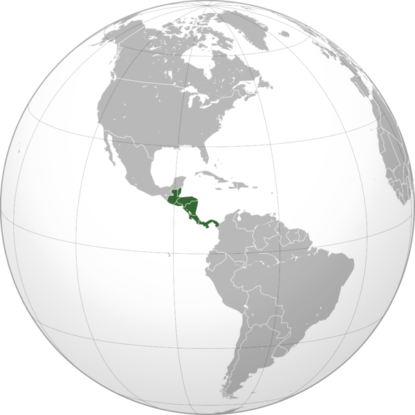 Soubor:Central America (orthographic projection).png