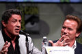 Sylvester Stallone & Arnold Schwarzenegger (7588435232).jpg