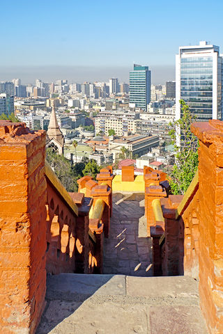 Přitažlivý pohled na Santiago de Chile (2019)