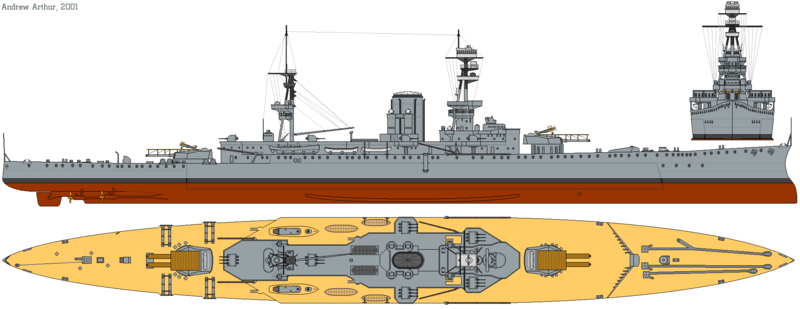 Soubor:HMS Glorious (1917) profile drawing.png