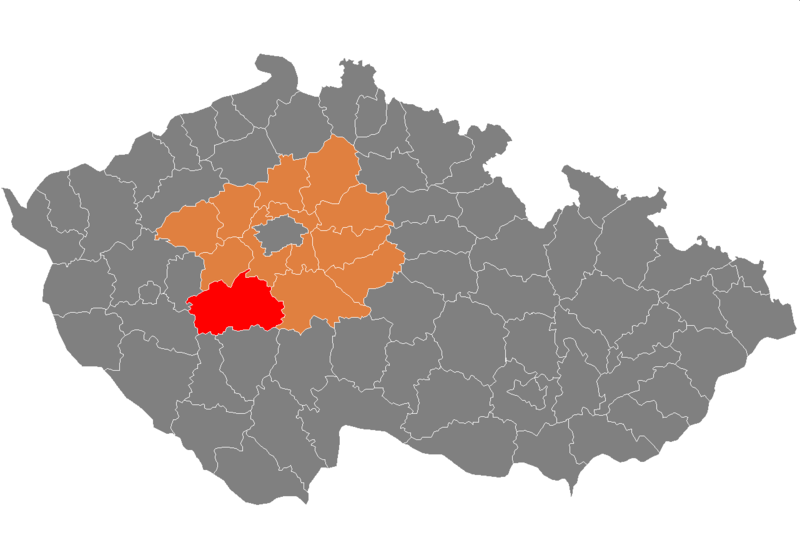 Soubor:Map CZ - district Pribram.PNG