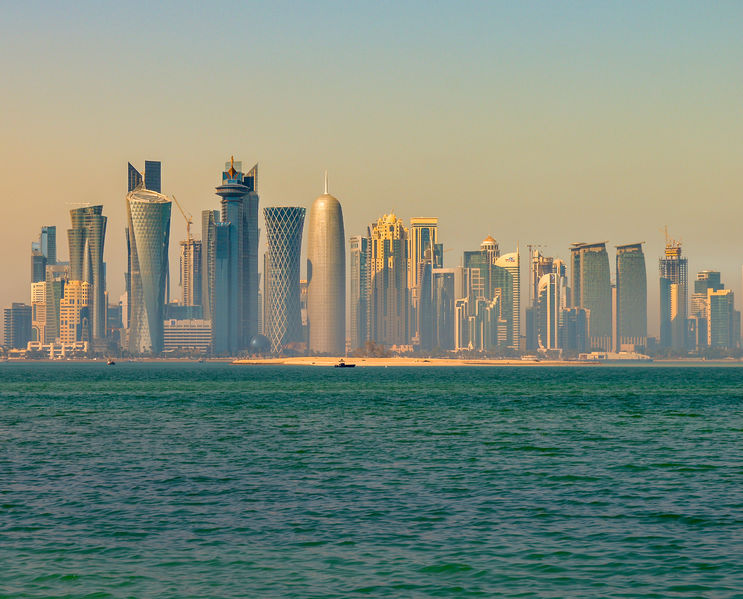 Soubor:Doha skyline in the morning (12544910974).jpg