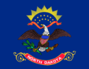 Vlajka amerického státu Severní Dakota
