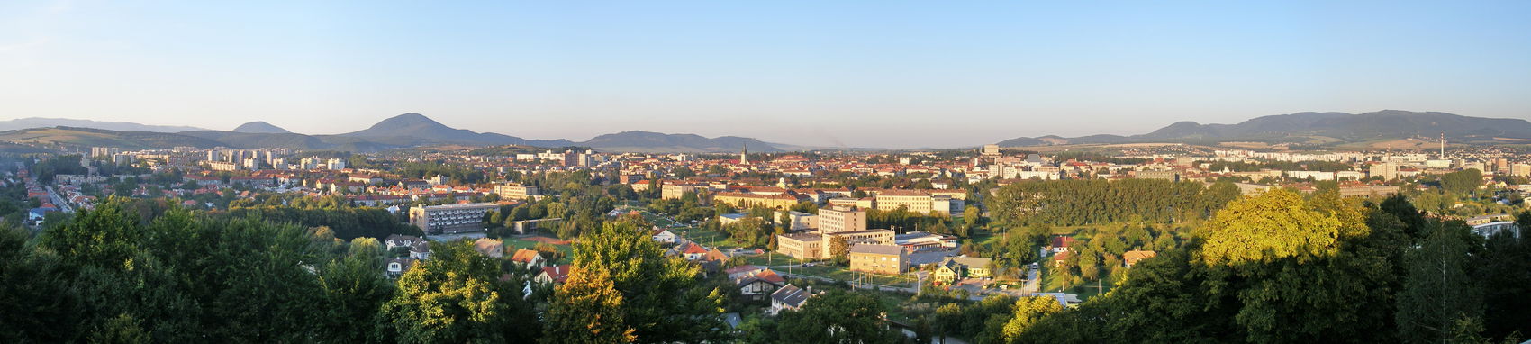 Panorama města Prešov