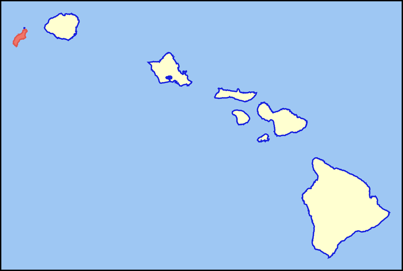 Soubor:Map of Hawaii highlighting Niihau.png