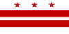The flag of Washington, D.C.