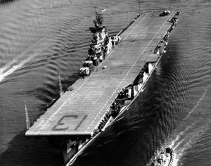 USS Franklin (CV-13) in the Elizabeth River, off Norfolk, Virginia (USA), 21 February 1944 (80-G-224596).jpg