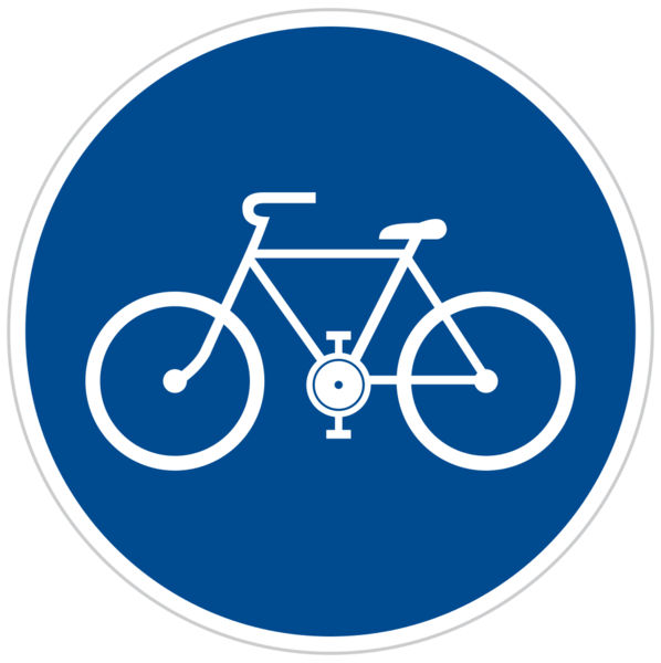 Soubor:Cyklostezka bicycle road sign.png