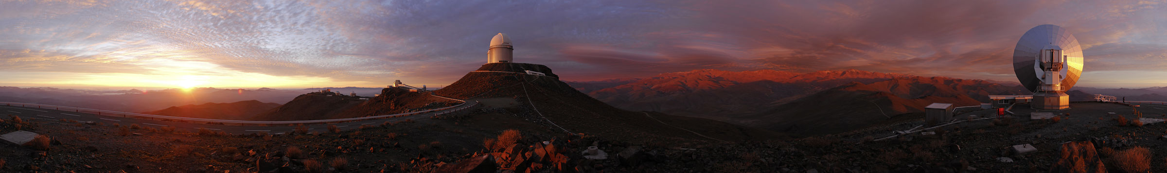 Panorama observatoře La Silla