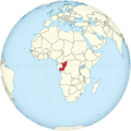 Republic of the Congo on the globe (Africa centered).png