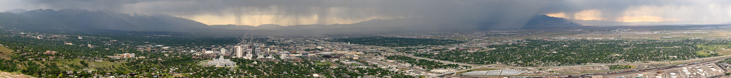 Panorama města Salt Lake City