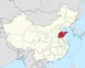 Shandong in China (+all claims hatched).png