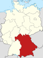 Locator map Bavaria in Germany.png