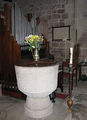 700 year old font, St Michael's - geograph.org.uk - 1158928.jpg