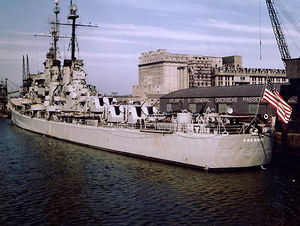 USS Fresno (CL-121) in port.jpg