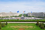 Bucharest – View from the Palace of the Parliament.