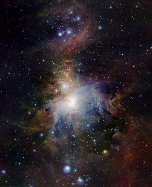 Soubor:VISTA’s infrared view of the Orion Nebula.jpg