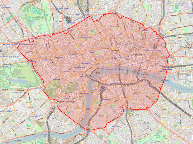 Soubor:London Congestion Charge Zone since 2011.png