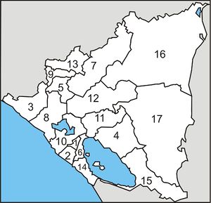 Departementy Nikaraguy