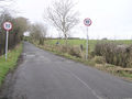 80 km-h signs at Ballyfolliard - Inisclan - geograph.org.uk - 137402.jpg