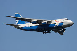 Polet Airlines An-124 RA-82075 in flight 28-Jul-2011.jpg