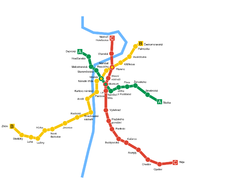 Pražské metro od 11. listopadu 1994
