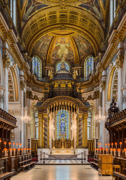 Soubor:St Paul's Cathedral High Altar, London, UK - Diliff.jpg