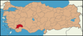 Latrans-Turkey location Burdur.png