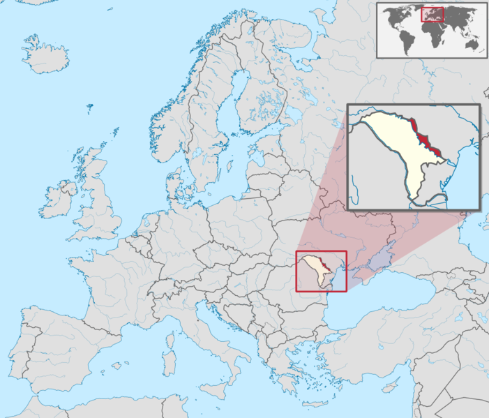 Soubor:Transnistria in Europe (zoomed) (non-independent).png