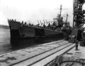 USS San Diego (CL-53) arrives at Yokosuka, 30 August 1945.jpg