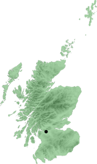 poloha na mapě Skotska