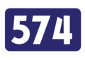 Cesta II. triedy číslo 574.png