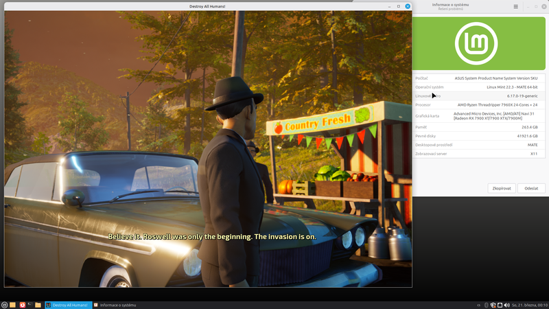 Soubor:Destroy All Humans!-Wine-Linux Mint-04-2026.png