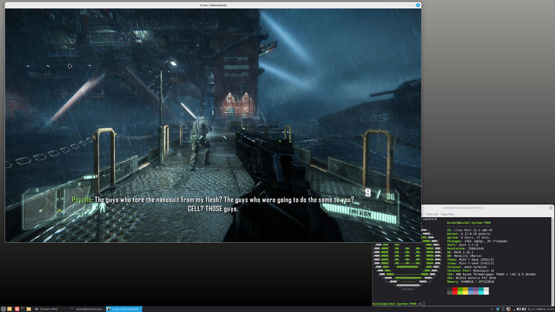 Soubor:Crysis 3 Remastered-Linux Mint-2026-012.jpg