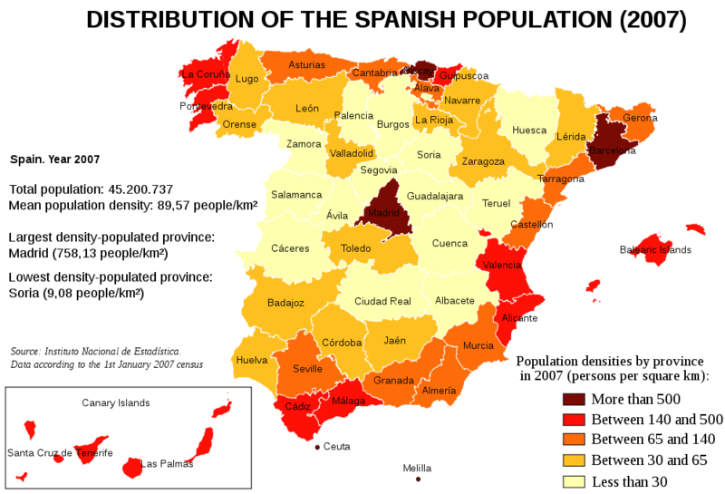 Soubor:Population densities in Spain (2007).png