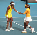 Melbourne Australian Open 2010 Venus and Serena Hands (cropped).jpg