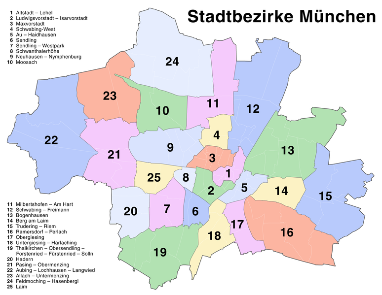 Soubor:München - Stadtbezirke (Karte).png
