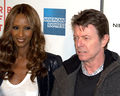 Iman and David Bowie at the premiere of Moon.jpg