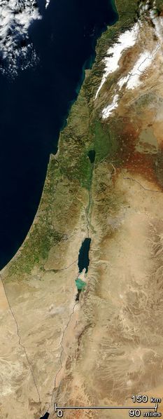 Soubor:Satellite image of Israel in January 2003.jpg
