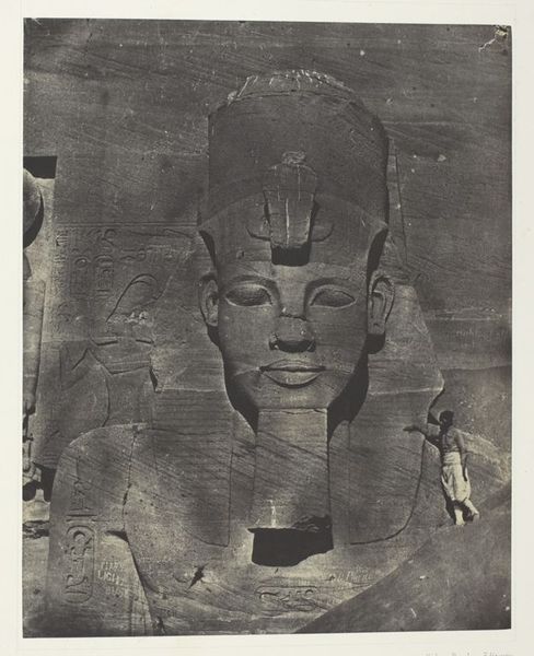 Soubor:Maxime Du Camp Ibsamboul, Colosse Médial (Enfoui) du Spéos de Phrè Nubie, Palestine et Syrie, 1849-51.jpg