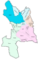 Map of Sever borough, location within Košice, Slovakia.png