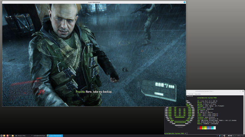 Soubor:Crysis 3 Remastered-Linux Mint-2026-009.jpg