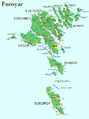 Faroe map with villages, streets, straits, firths, ferry harbours and major moutains.png