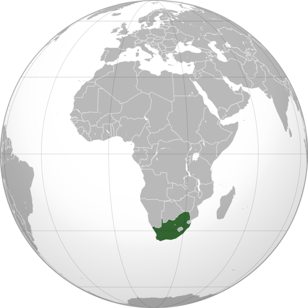 Soubor:South Africa (orthographic projection).png
