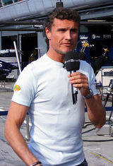 David Coulthard in the pits at the 2007 Italian GP.